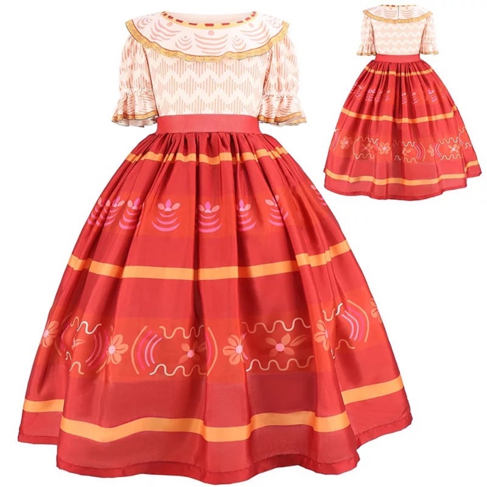 Encanto Mirabel Dolores Flower Costume Dress 5073 - Picture 2 of 8